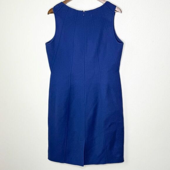 Talbots Blue Wool Shift Dress Blazer Suit Two Piece - Women’s US 14 - Picture 3 of 15